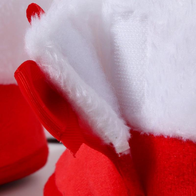 Dětské boty Unisex Dětské Hrubé Sametové Boty Mašle Květinová Dekorace Boty pro Batolata s Měkkou Podrážkou