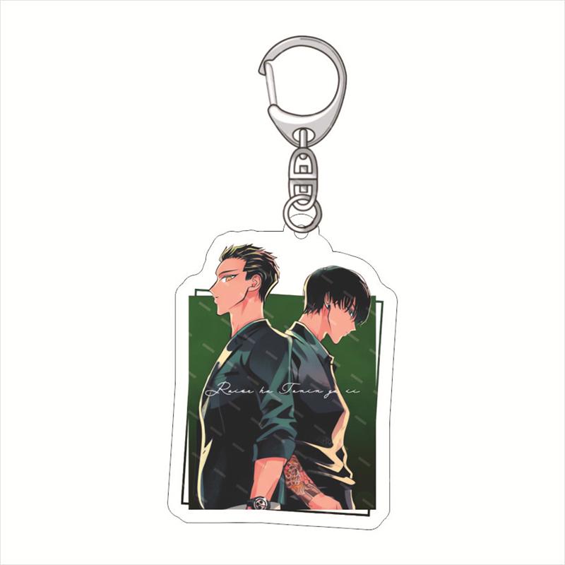 Anime Somei Yoshino Yakuza Fiancé: Raise Wa Tanin Ga Ii Action Acrylic Key Chain Backpack Pendant Toys Gifts for Fans