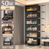 45-90 Wide Multi-layer Folding Plastic Storage Cabinet for Baby Wardrobe Organizer