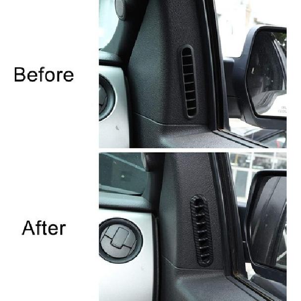 2PCS Side Door Air Vent Outlet Cover Trim Accessories For Ford F150 2009-2014 US