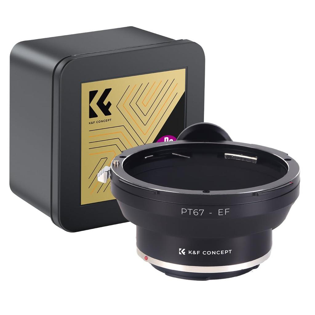 Concept Mount Adapter M42 Mount Lens Attached To Canon EOS Mount Camera Matte Finish Infinity Achievement Manufacturer Direct Store K&F - PRO