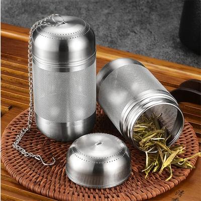 Stainless Steel Tea Infuser Ball Fine Mesh Strainer Reusable Locking Tea Leaf Spice Coffee Filter for Teapot Teaware Accessories