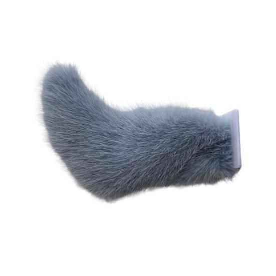 Faux Fur Electric Wagging Tail for Car, Remote Control Moving Tail Decoration, Rechargeable Detachable Auto Accessory for Anime Cosplay