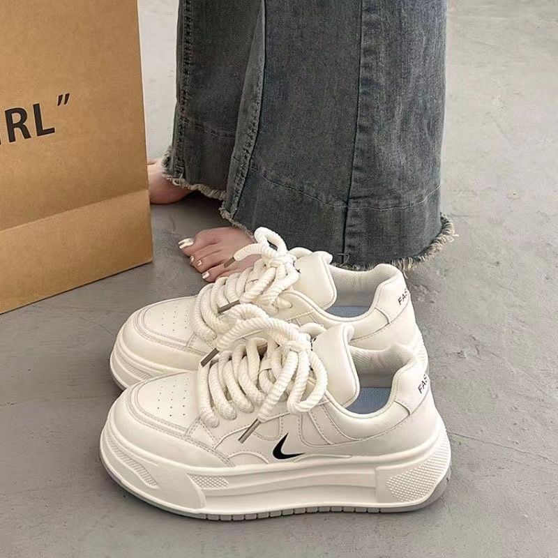 Shoes Women's Little White Women's Shoes Platform Sports Casual Board Shoes Versatile Shoes