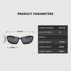 New Polarized Sunglasses Brand Designer Square Sports Sun Glasses for Men Driving Fishing Cycling Black Frame Goggle UV400
