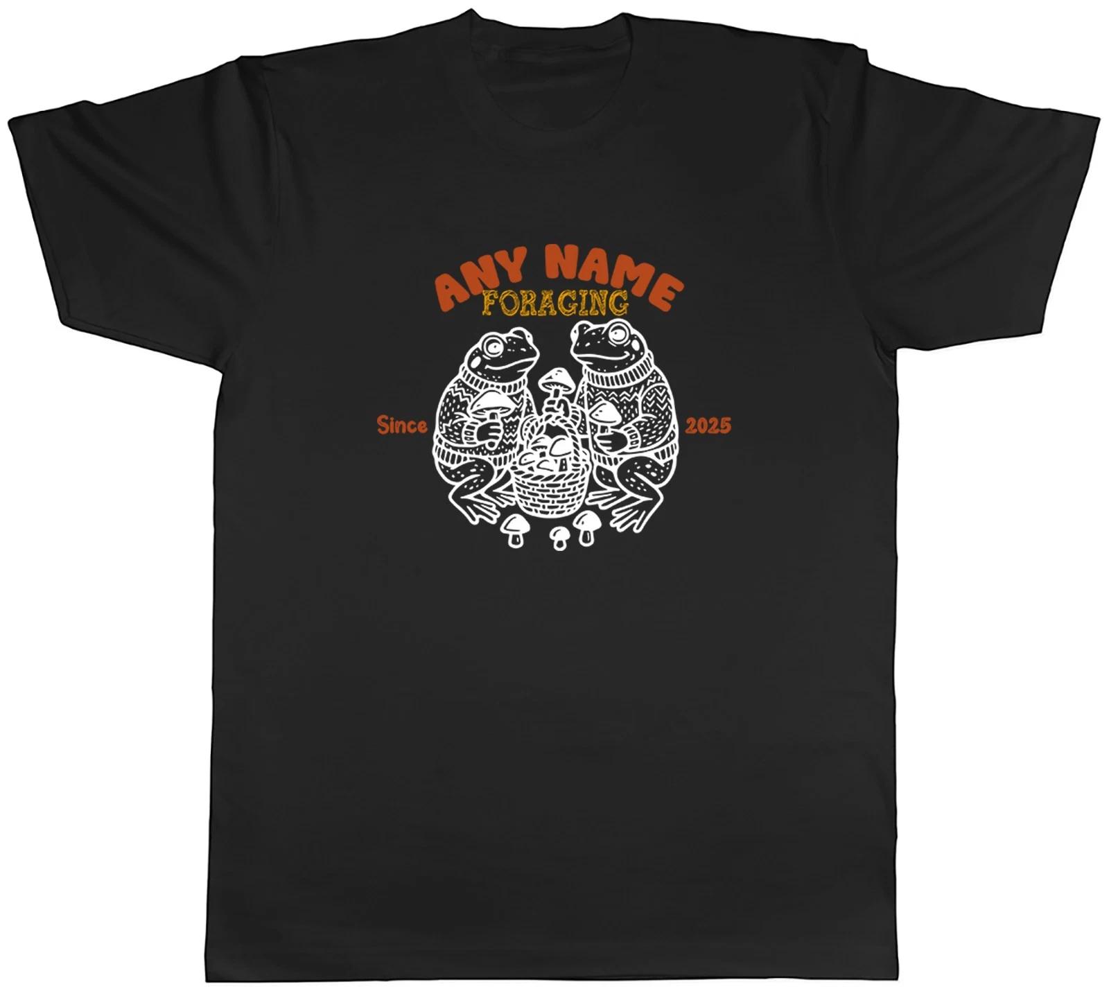 Personalised Any Name Foraging Since Funny Frogs Mens T-Shirt Tee Gift Top L