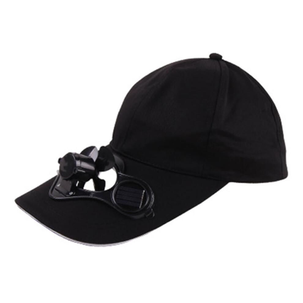 Casquette Ventilateur Solaire Coton Unisexe Chapeau d'Extérieur