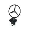 MOFL8 3D Metal Blue Chrome Star Bonnet Hood Logo Emblem Badge For Mercedes Benz W203 W204 W205 W210 W211 W212 W213 W214 W220 W221 W222