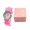 Cute Creative Flower Style Unicorn Quartz Watch for Children, Bracelet Necklace Set, Girls' Accessories