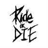 Car Stickers Ride Or Die Ride Or Die Reflective Stickers Car Motorcycle Mountain Bike Stickers