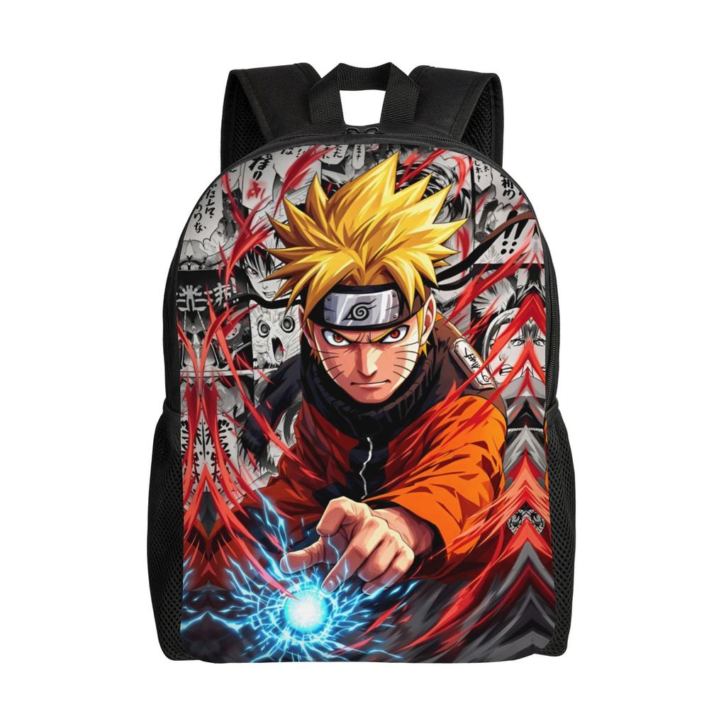 Customized N-Narutoes Uzumaki Backpacks Men Women Fashion Bookbag for School College Manga Bags