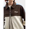 Fila Women's Yang Mi Co-branded Colorblock Woolen Jacket