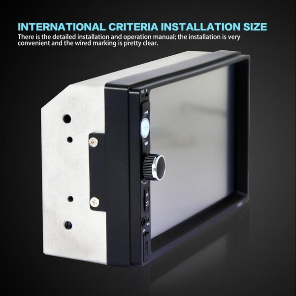 7010B 2020 New 7010B 7inch Car Radio Bluetooth V2.0 Car Stereo HD MP5 Player SD MMC USB FM MP3/MP4 Autoradio