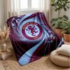 Coperta in Flanella con Stampa Aston Villa, Morbida Calda Leggera Coperta da Divano Letto Campeggio