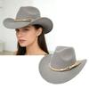 Fashionable Cowboy Style Hat Perfect For Hiking Picnics And Daily Commute Practical Polyester Fabric