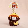 Portachiavi Peluche Animale con Tessuto a Pelo Corto per Regalo e Accessori da Viaggio