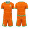 2026 New Ivory Coast Themed Football Jersey Sets Summer Children's Outdoor Casual Breathable T-shirts and Sets