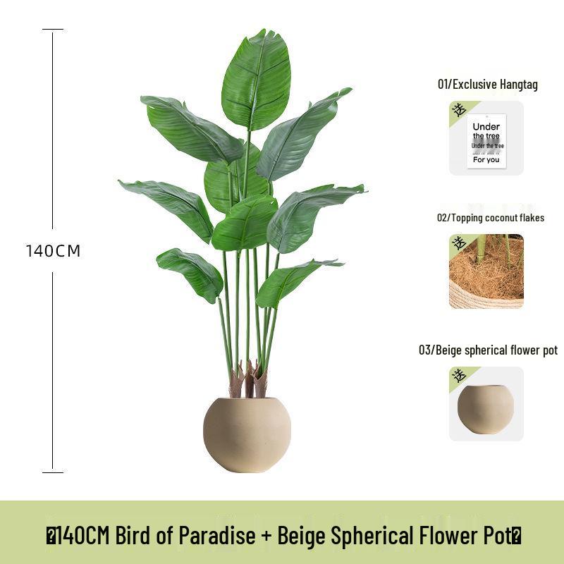 Luxurious Bionic Bird of Paradise: Large Artificial Indoor Floor Plant Decoration