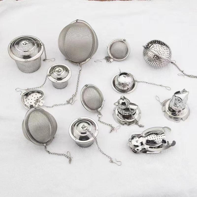 

Чайный инфузор-шарик из нержавеющей стали 304 с цепочкой Size 8 - Total Length 11 cm