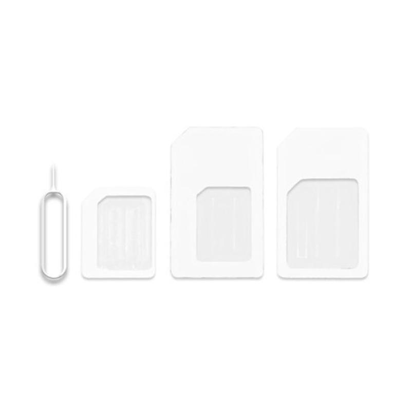 1 Set NanoSIM Card To Micro Standard Adapter Converter For Mobile Phone SIM Card Adapter Convert Universal Phones for Nano Sim