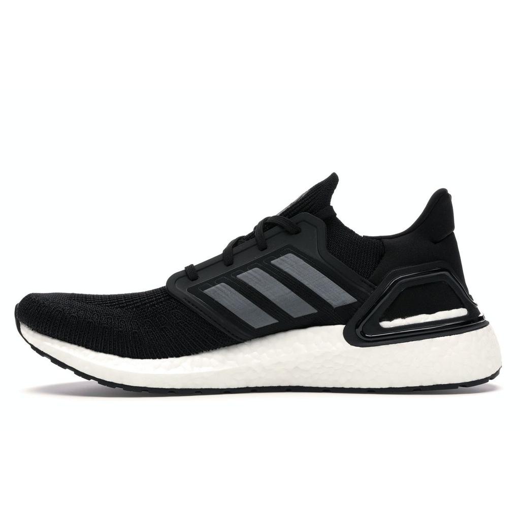 Adidas UltraBoost 20 Core Black Unisex Sneakers Night-Metallic White EF1043