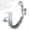 Pressure Boosting Hand Washing Shower Nozzle Group Shower Faucet Washbasin Sink External Shower Extender Bathroom