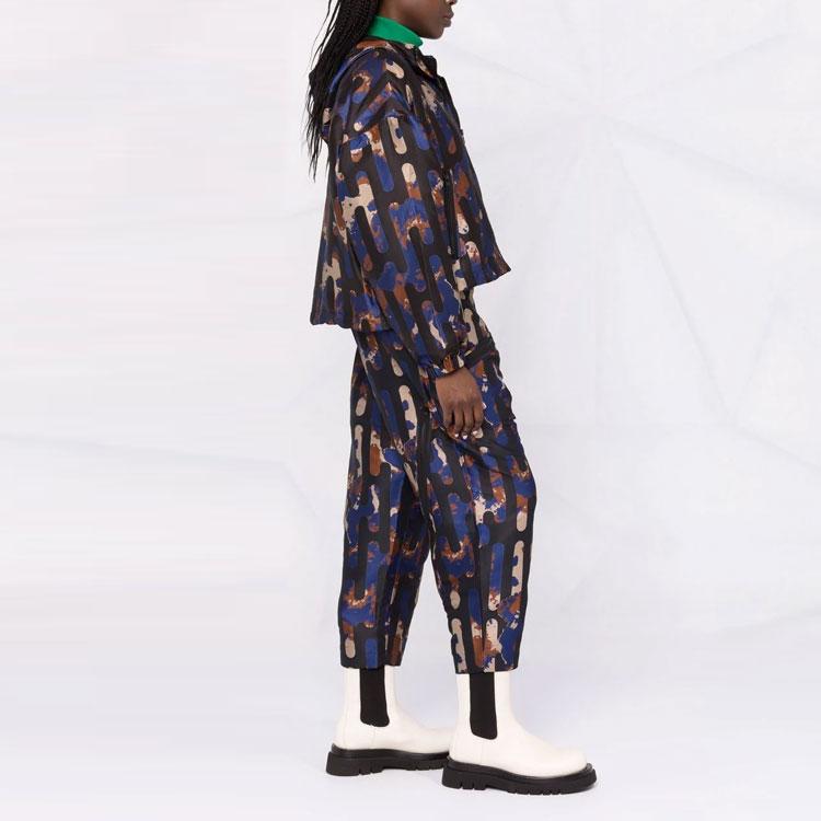 Y-3 Loose Fit Cropped Casual Pants Women bottoms H62438