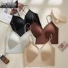 Women's Autumn/Winter Spaghetti Strap Camisole with Built-in Bra & Pads