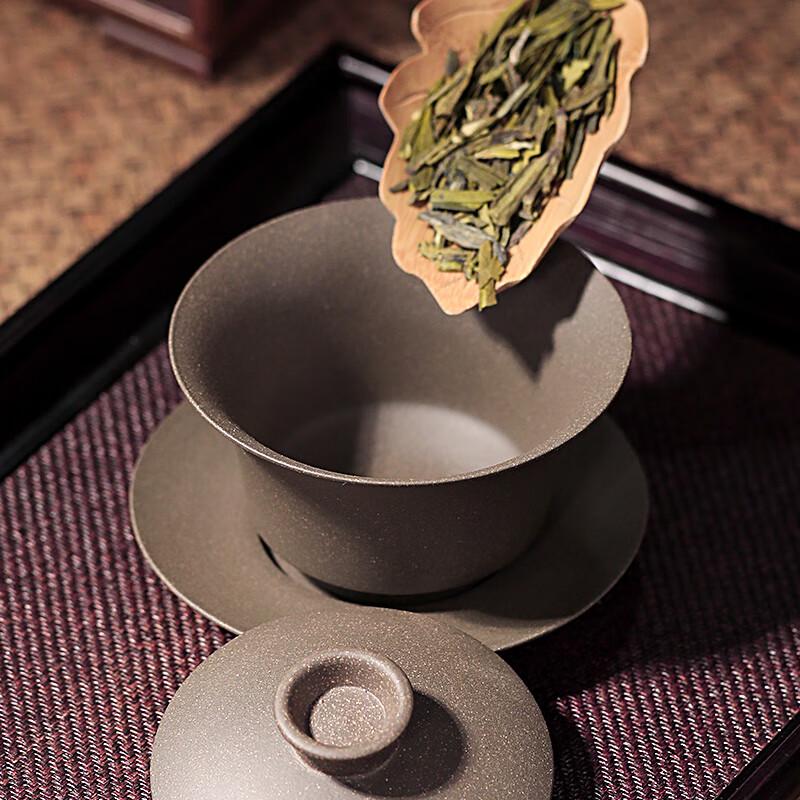 Bainian Liyong Yixing Zisha San Cai Gaiwan