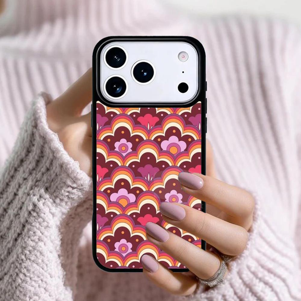 70s Groovy Vintage Phone Case For Apple iPhone 17 Air 16E 15 14 Plus 13 12 11 Pro Max Mini Funda Cover