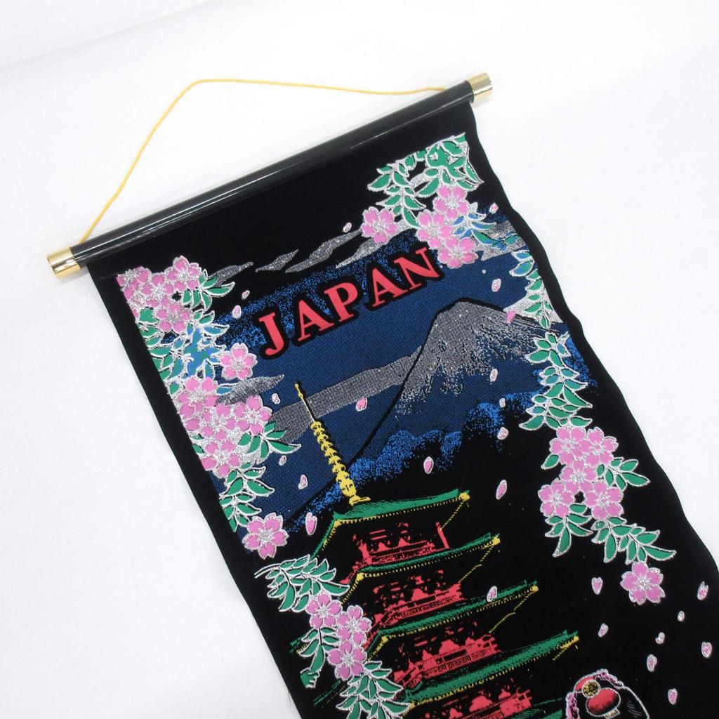 Wall Hanging Tapestry 80cm Pagoda and Maiko Five-Story 303-102