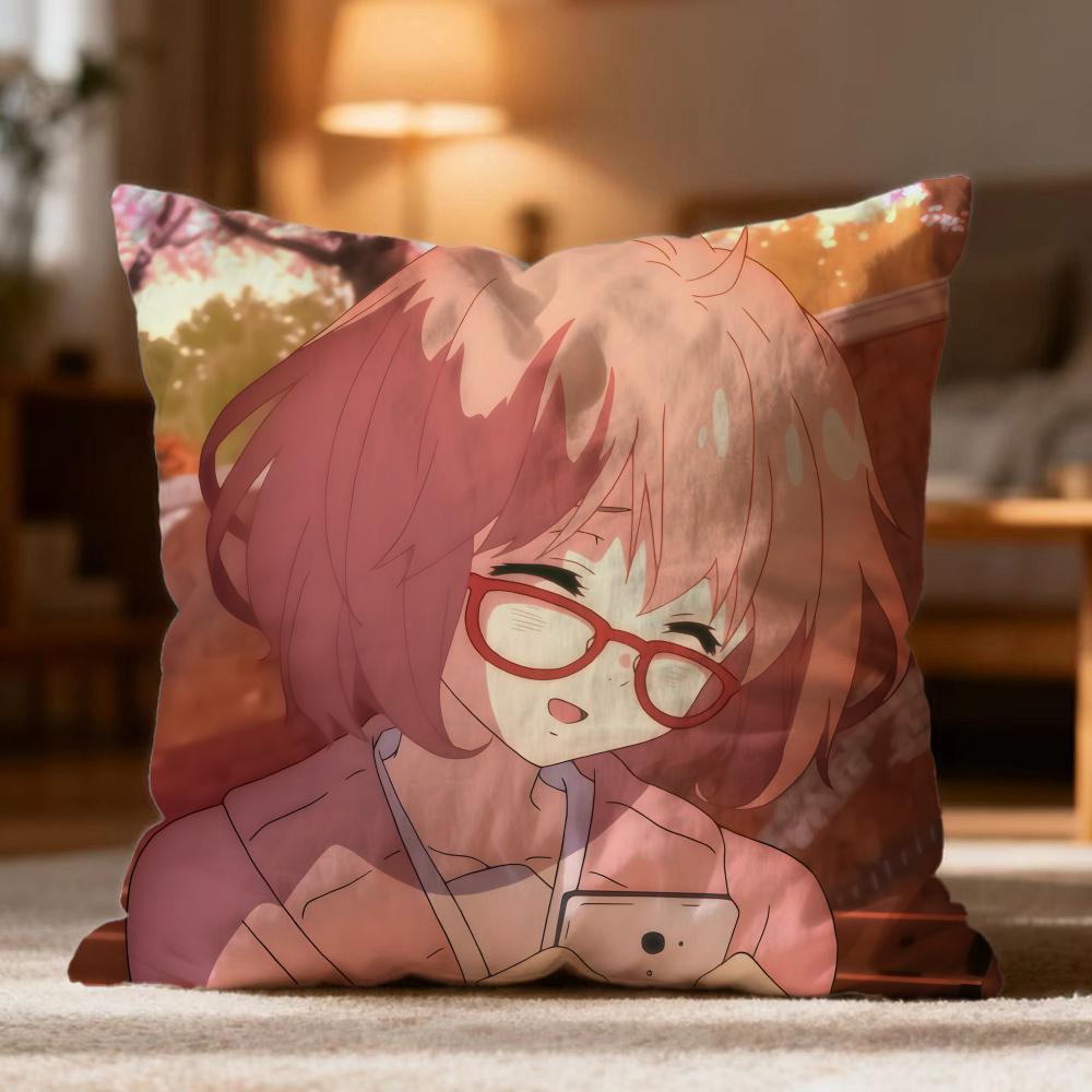 Hot BBeyond the Boundaryew Cushion Cover Soft Washable Pillow Case Multi-Scene for Couch Bed Travel Office Use