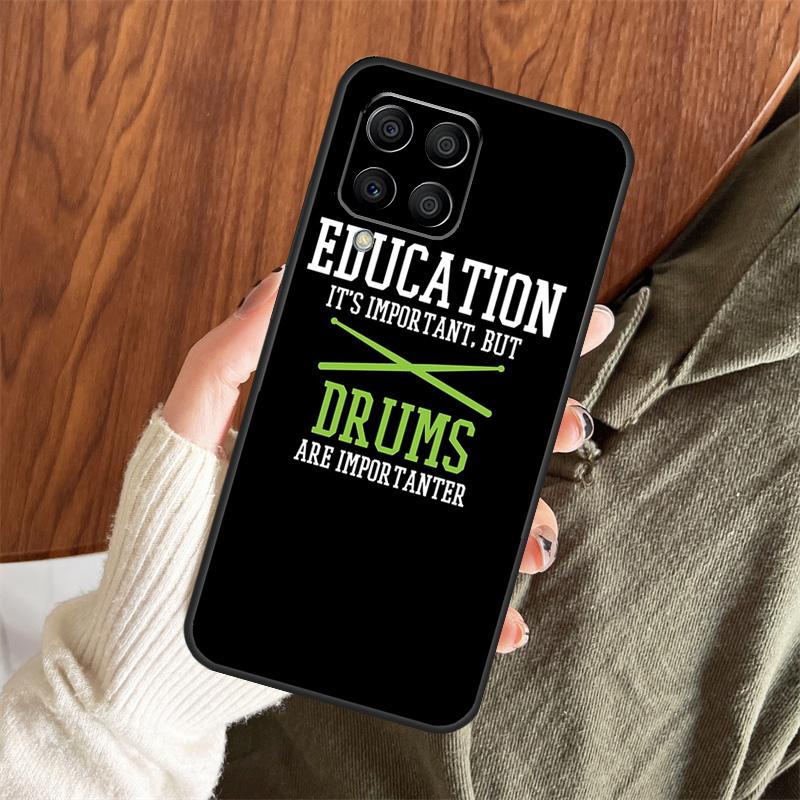 Drum Drumming Drummer Case For Samsung Galaxy M06 M16 M36 M56 M33 M15 M55 M31 M13 M12 M14 M53 M32 M52 M35 M34 M54