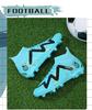 Unisex High-Top Football Shoes, Studded Grass Green Competition and Training Footwear