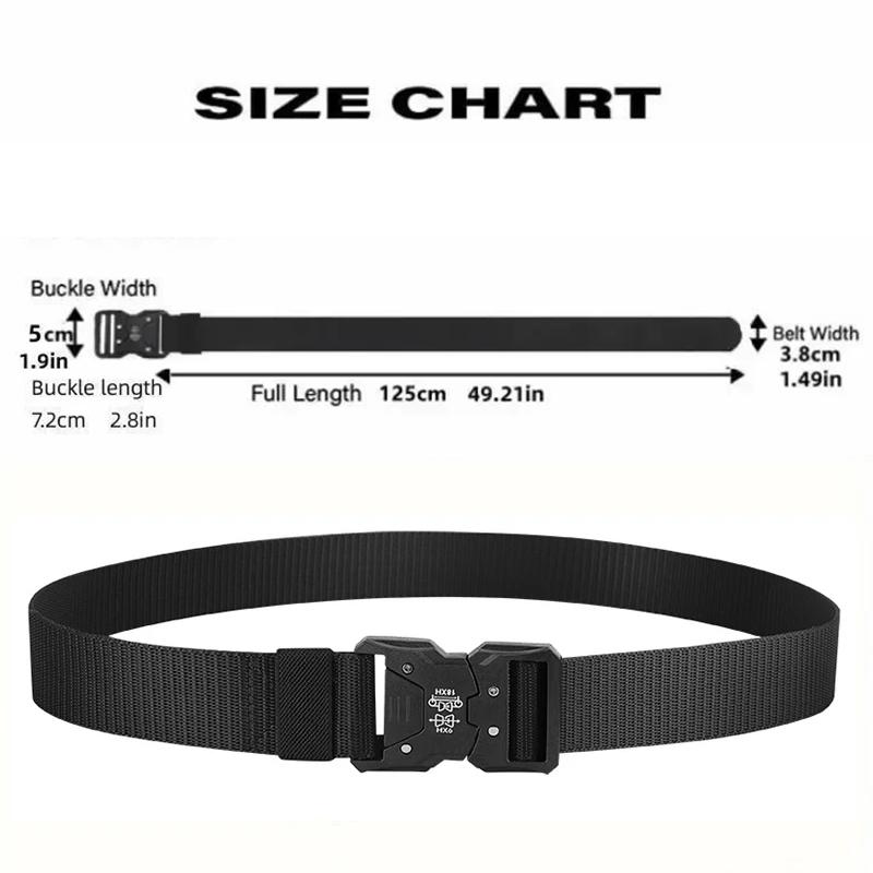 Men's Belt Outdoor Multi Function Belt High Quality Canvas For Nylon Male Luxury Belts Women's Sports Jeans Belt Neutral Belts