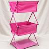 X-Style Folding Storage Rack Open-Shelf Multi-Level Space-Saving