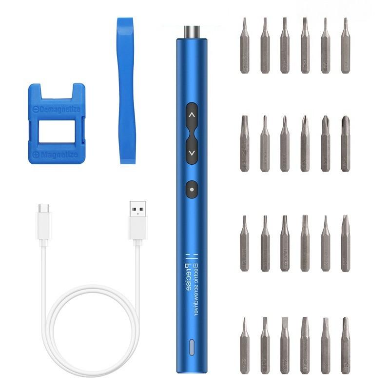 Portable Electric Screwdriver Set 28 in 1 Rechargeable Repair Tool Kits Electronics Devices Maintenance Screw Driver Set