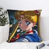 Sailor Moon Pillow Case Soft Pillow Cover For Living Room Chair Retro Trendy Pillowcases