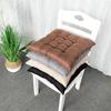 Linen-cotton Four-season Home Cushion Fashionable Solid Color Dining Chair Anti-slip Pad Office Comfortable Sedentary Stool Mat
