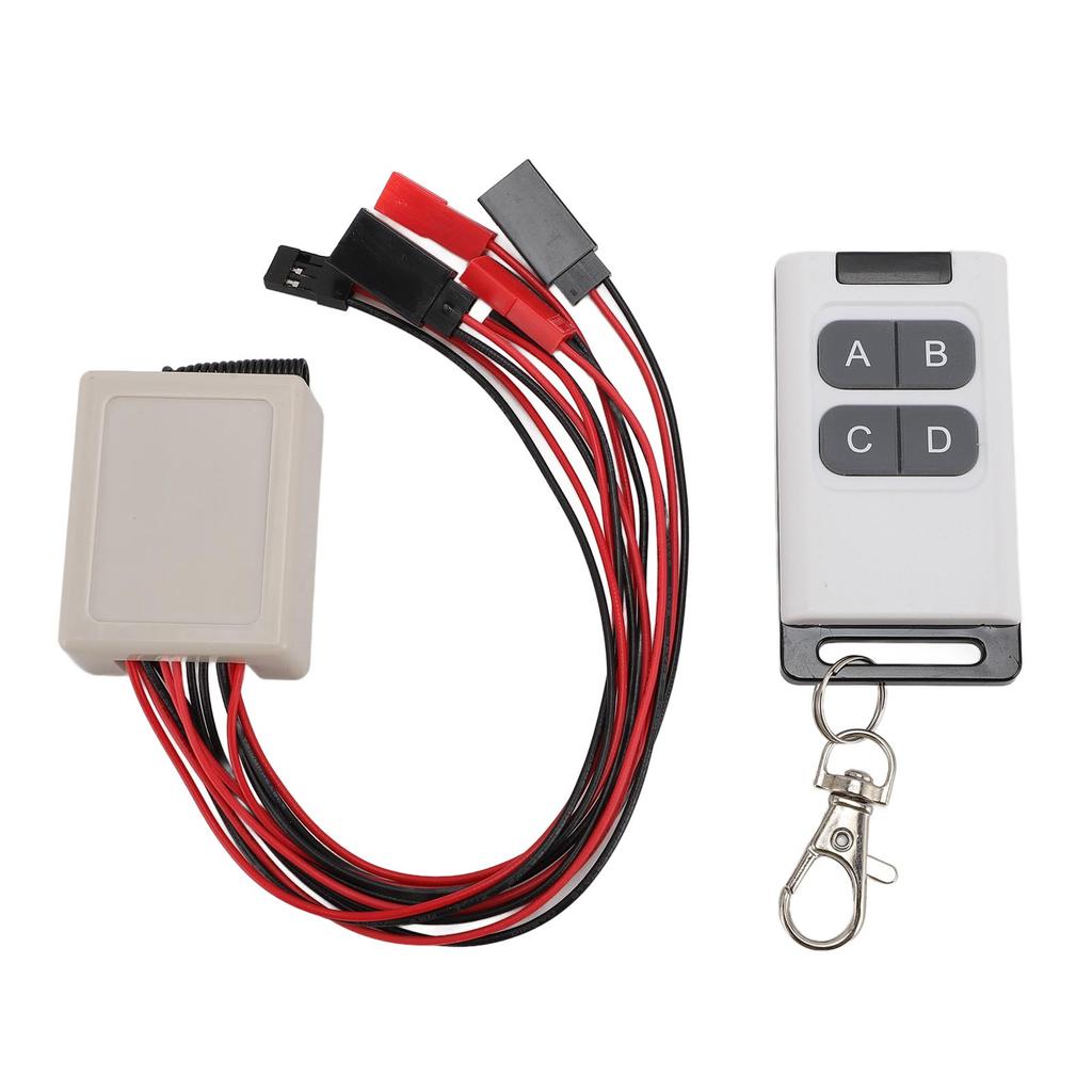 RC Model Car Winch Controller Universal Climbing Car 4 Channel Winch Light Remote Control Controller