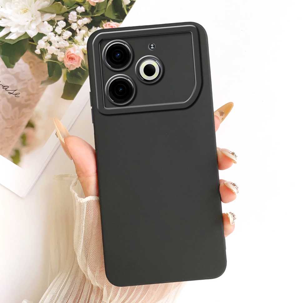 For Tecno Pova 6 Neo Case Pink Cherry Cartoon Silicone Phone Casing Tecno Pova6 Neo 6Neo LI6 Case Protection Back Cover