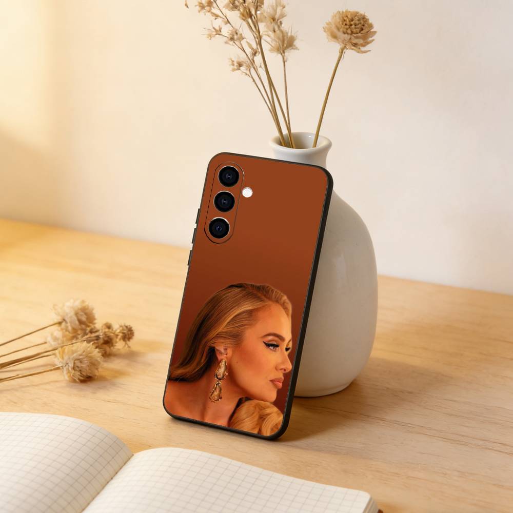 Singer A-Adele Phone Case For Samsung Galaxy A73,A72,A71,A70,A53,A52,A51,Soft Silicone Black Cover