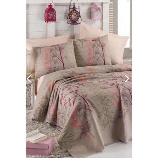 

Комплект пике с двойным принтом Urla Beige