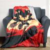 1 stuks Shadow Sonic Flanellen Deken, Zacht Huidvriendelijk met Digitale Print, Diverse Maten Verkrijgbaar voor Familie, Vrienden, Verjaardag