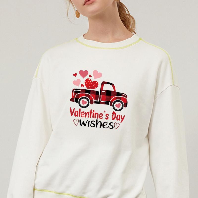 Valentine's Day Heat-sensitive Stickers, Couple Gifts Stickers, DIY Heat-pressed Printed T-shirts, Heat-pressed Printed Shirts