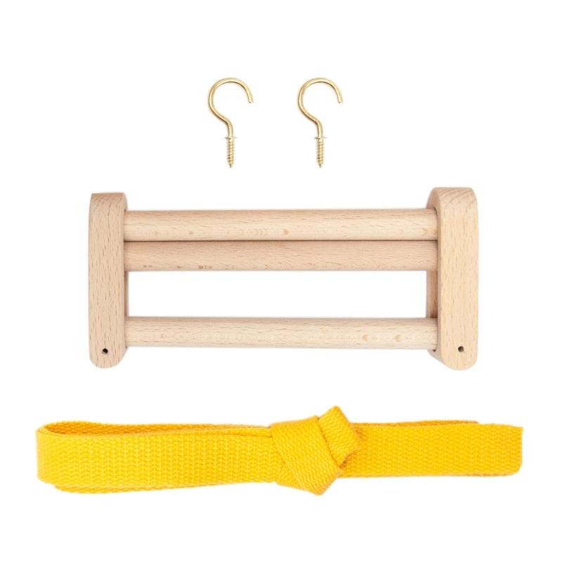 

Wood Miniature Weaving Frame Set, Wood Webbing Retainer Frame with Polyester Ribbon for Knitting Weaving Craft 1