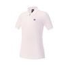 Tennis Fashion Minimalist Classic Versatile Casual Sports Comfortable Short Sleeve Knitted Polo Shirt Women Tops Dusty-Pink A11W613109FPK