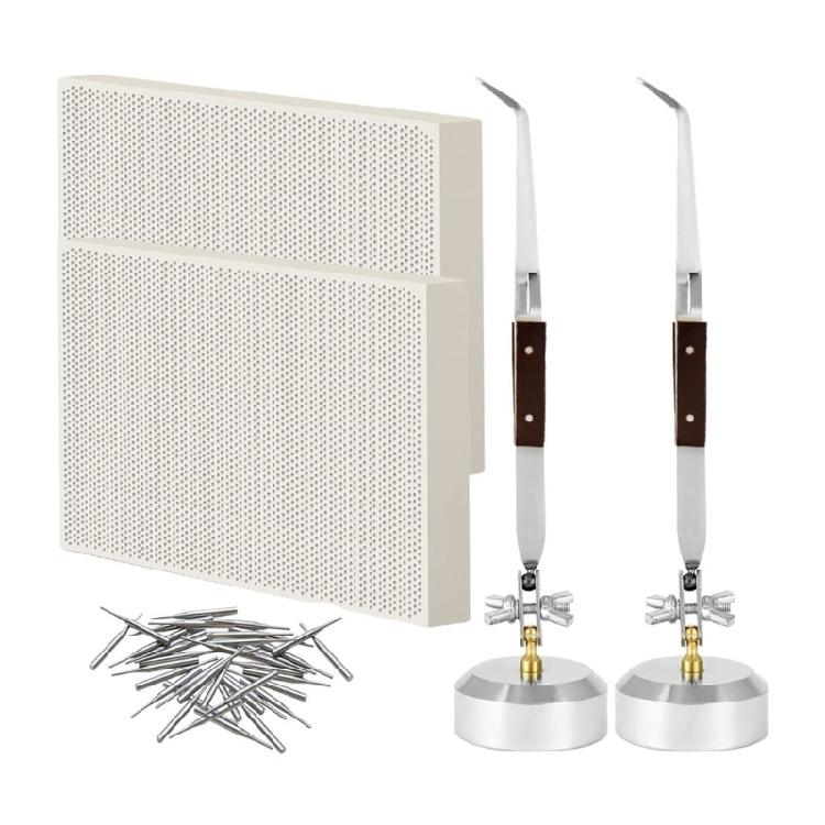 

Multifuntional Quartz Welding Board Jewelry Set Tool with Jewelry Making Pliers and Fixed Pin Quartz Workstation 1