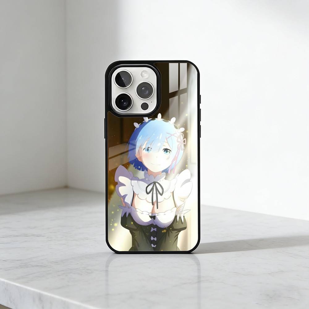 

R-REM-M From Re-Z-Zero Phone Case For iPhone17,16,15,14,13 Plus,Pro Max Magnetic For Magsafe Wireless Charging iPhone16PROMAX