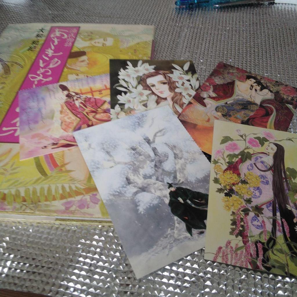 [USED] Tale of Genji Asaki Yumemishi Art Book with Postcard